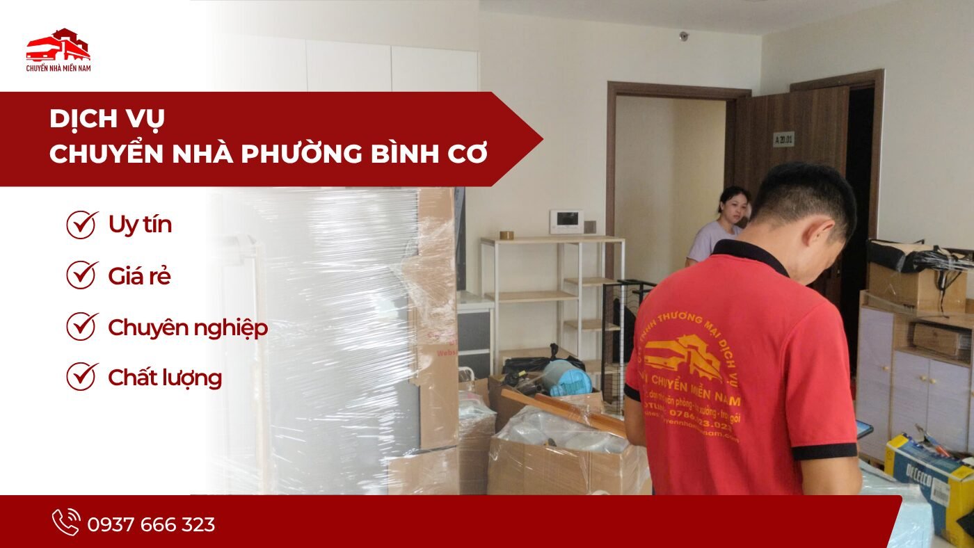 Dịch vụ chuyển nhà phường Bình Cơ uy tín