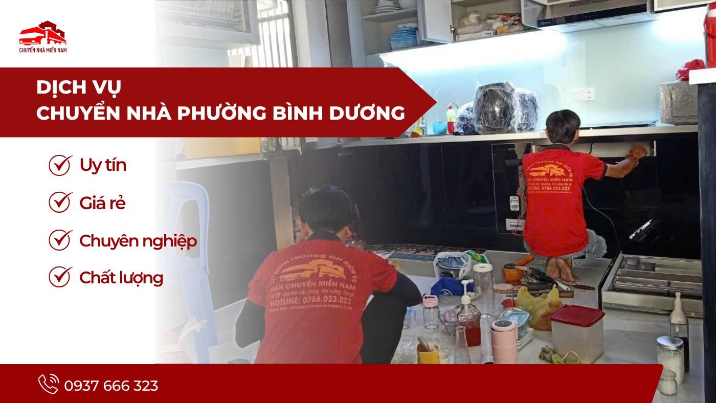 Dịch vụ chuyển nhà phường Bình Dương uy tín