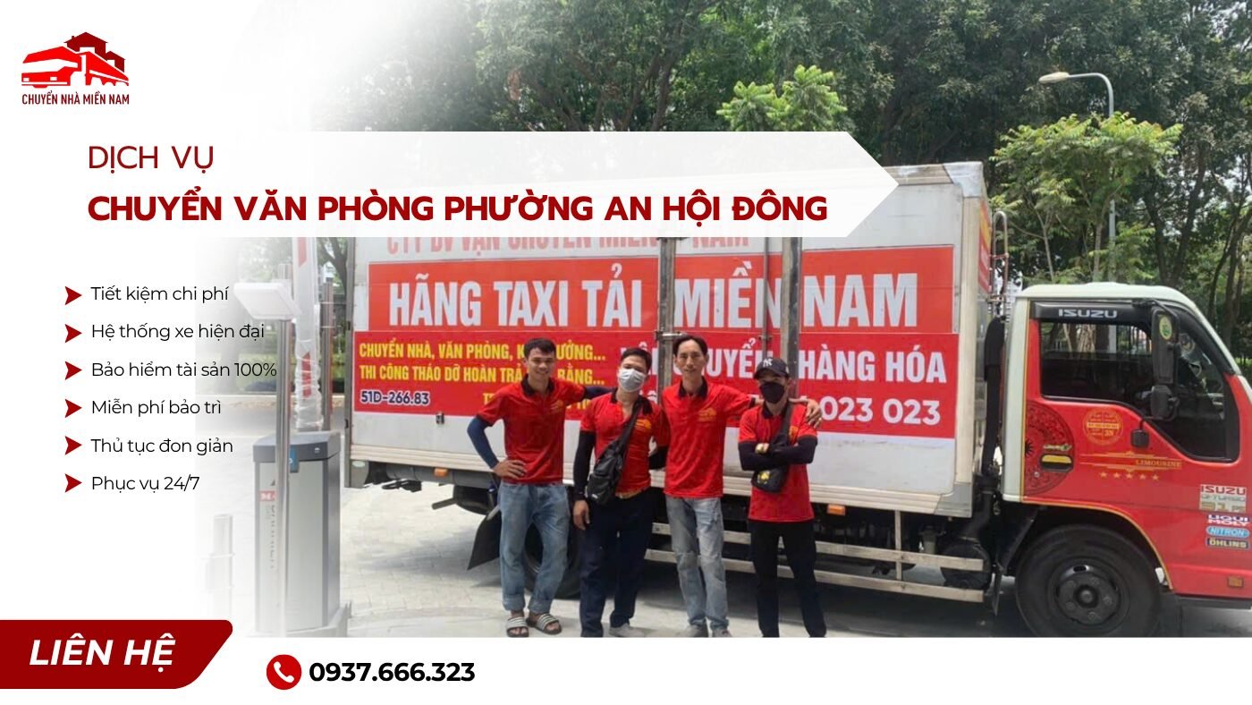 Dịch vụ chuyển văn phòng phường An Hội Đông