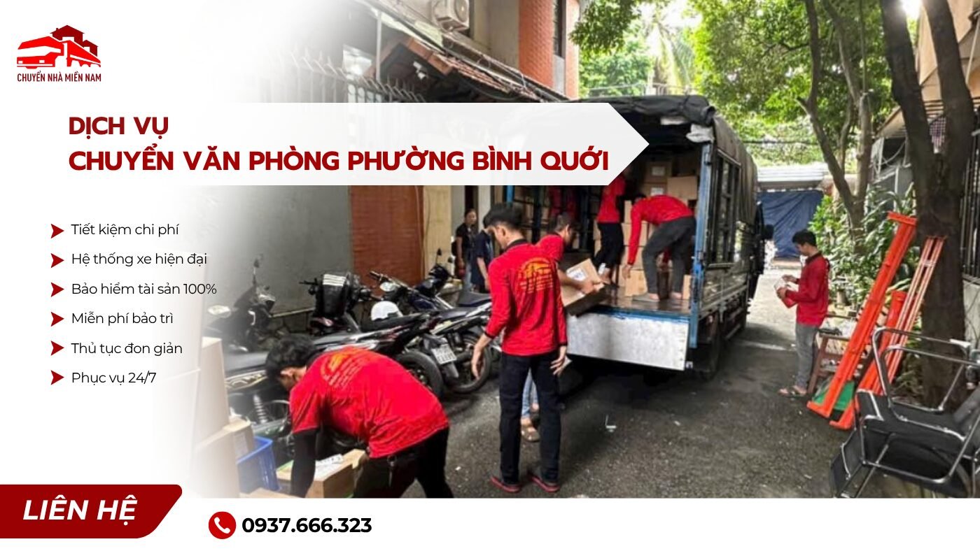 Dịch vụ chuyển văn phòng phường Bình Quới
