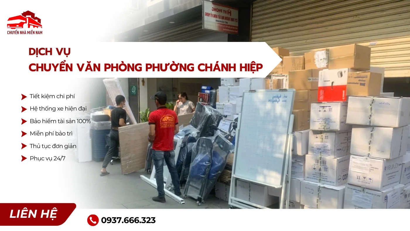 Dịch vụ chuyển văn phòng phường Chánh Hiệp