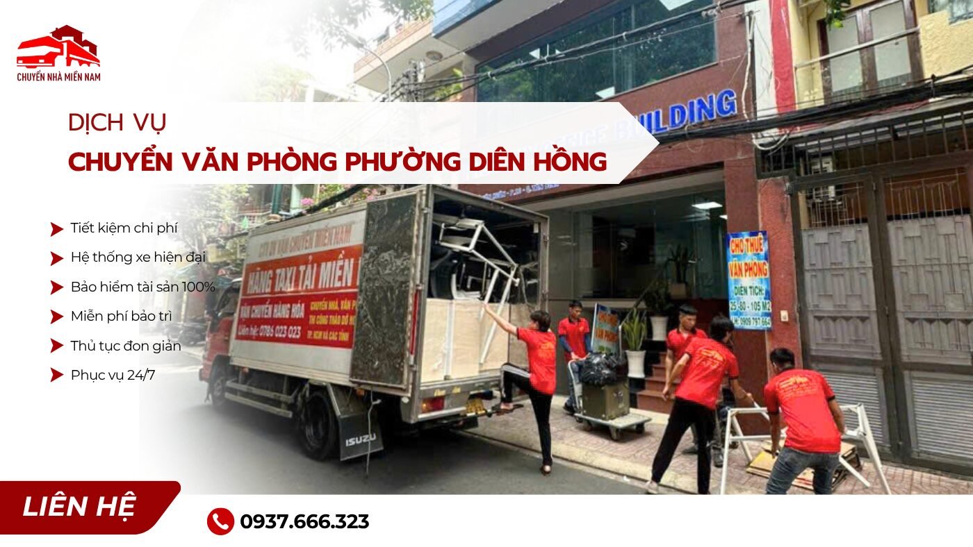 Dịch vụ chuyển văn phòng phường Diên Hồng