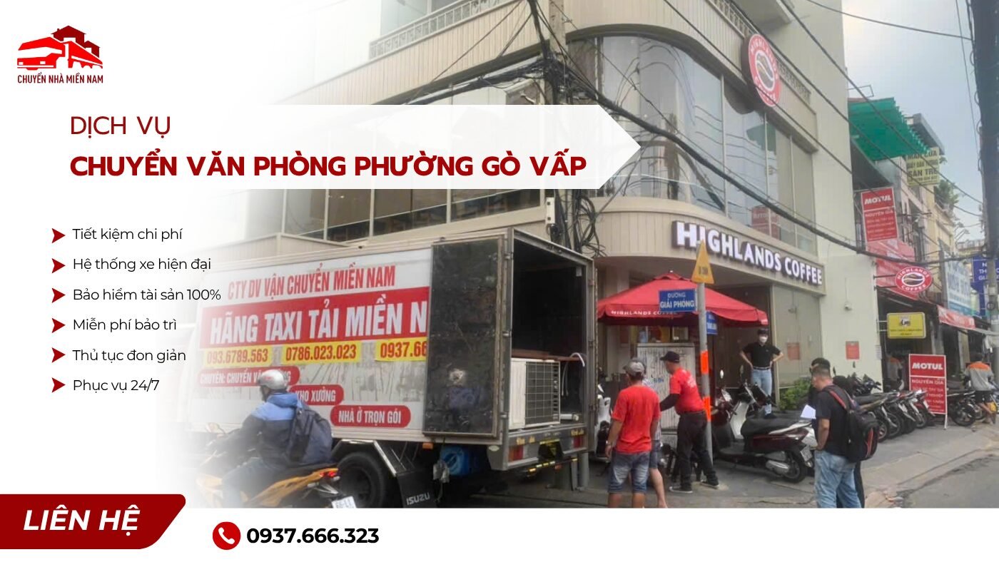 Dịch vụ chuyển văn phòng phường Gò Vấp