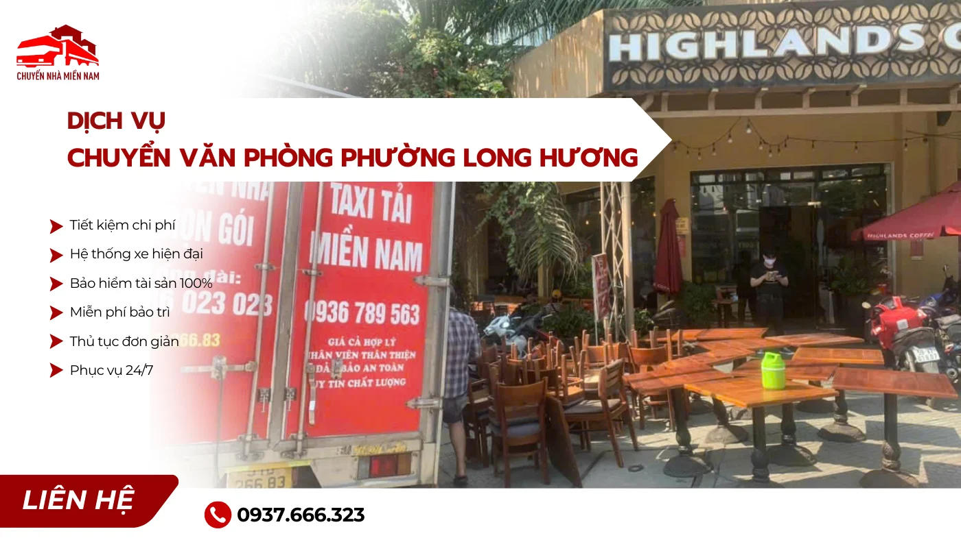 Dịch vụ chuyển văn phòng phường Long Hương