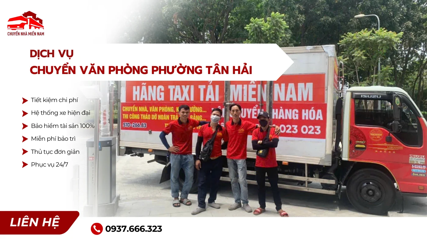 Dịch vụ chuyển văn phòng phường Tân Hải
