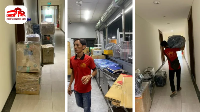 Hình ảnh thực tế chuyển văn phòng tại phường Bà Rịa