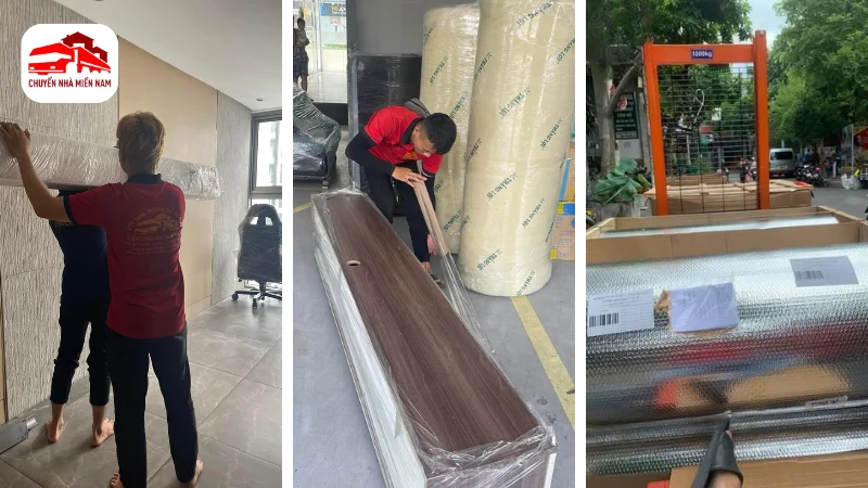 Hình ảnh thực tế chuyển văn phòng tại phường Phú Lợi