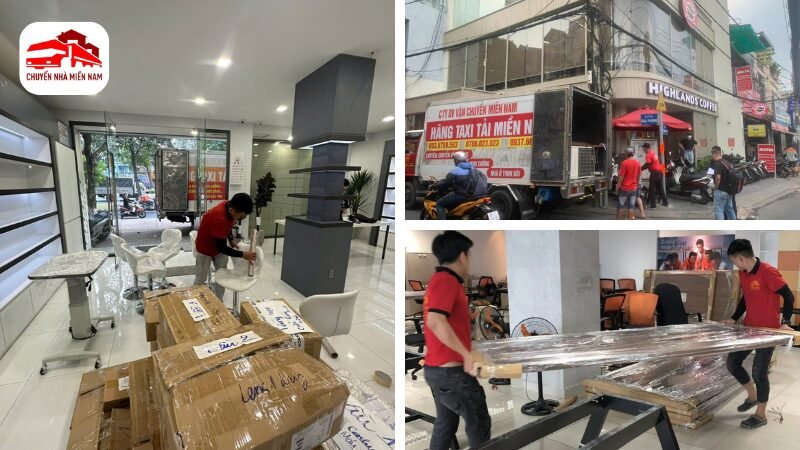 Hình ảnh thực tế chuyển văn phòng phường An Hội Đông