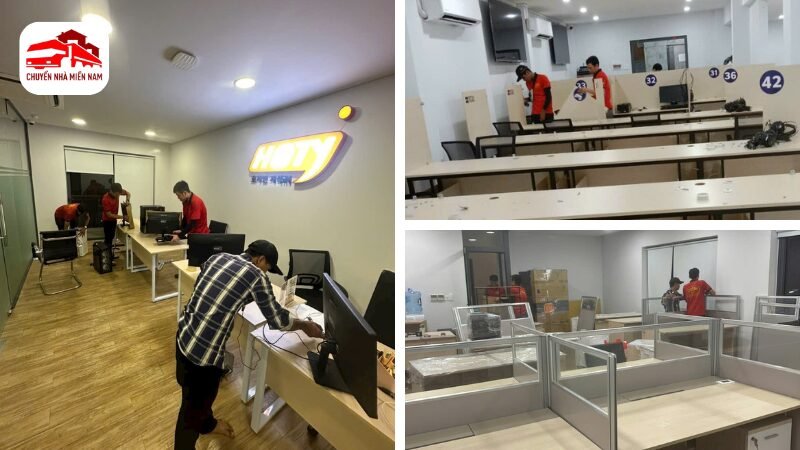 HÌnh ảnh chuyển văn phòng tại phường An Phú Đông