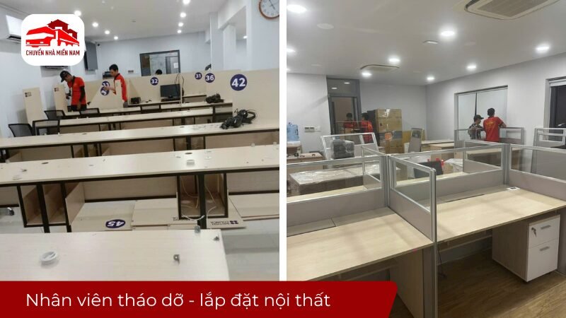 Nhân viên tháo dỡ - lắp đặt nội thất