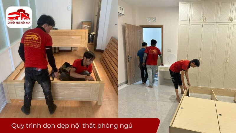 Quy trình dọn dẹp nội thất phòng ngủ