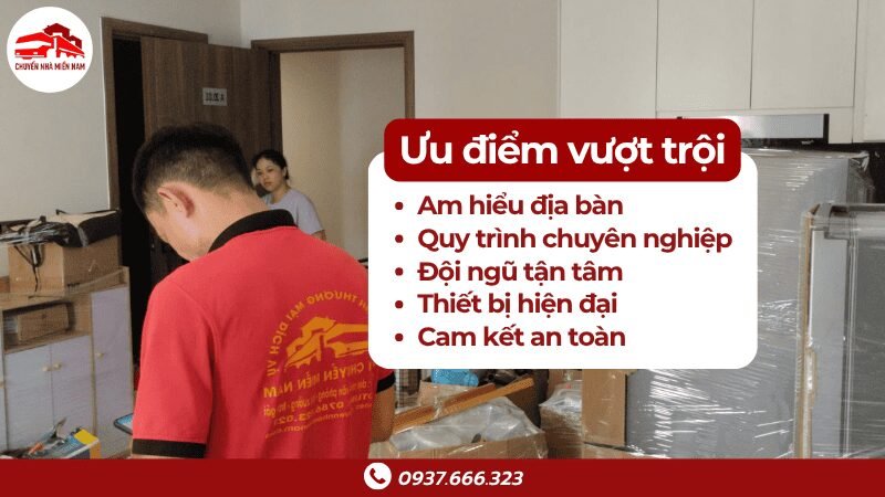 Tại sao nên chọn Chuyển Nhà Miền Nam khi chuyển nhà tại phường Long Hương