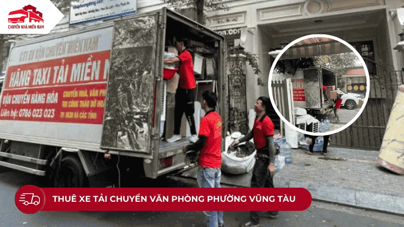 Thuê xe tải chuyển văn phòng phường Vũng Tàu