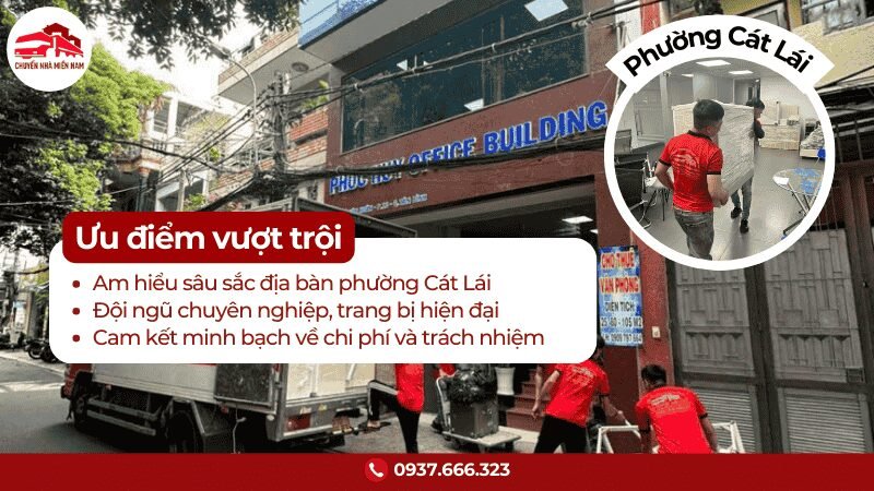Ưu điểm chuyển văn phòng tại phường Cát Lái