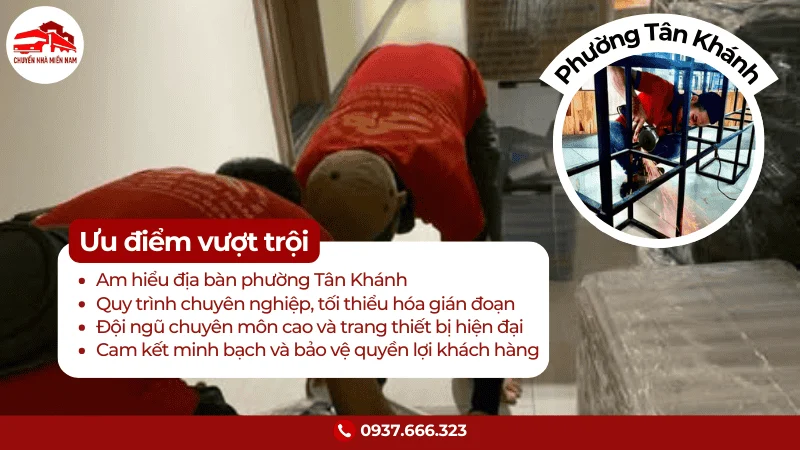 Ưu điểm chuyển văn phòng tại phường Tân Khánh