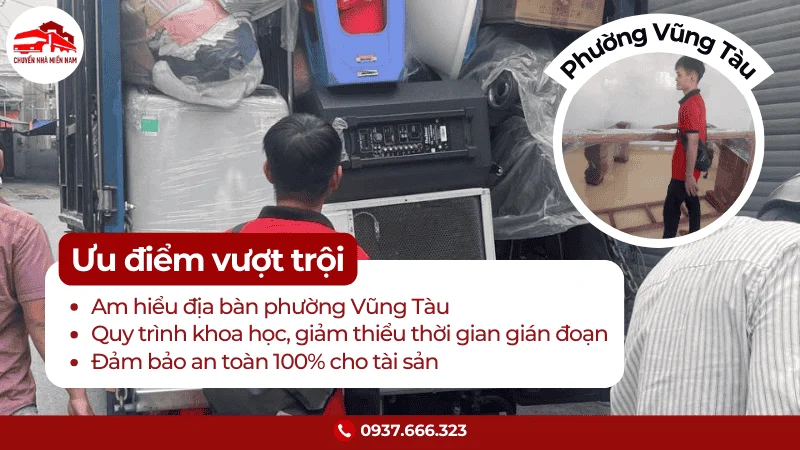 Ưu điểm chuyển văn phòng tại phường Vũng Tàu