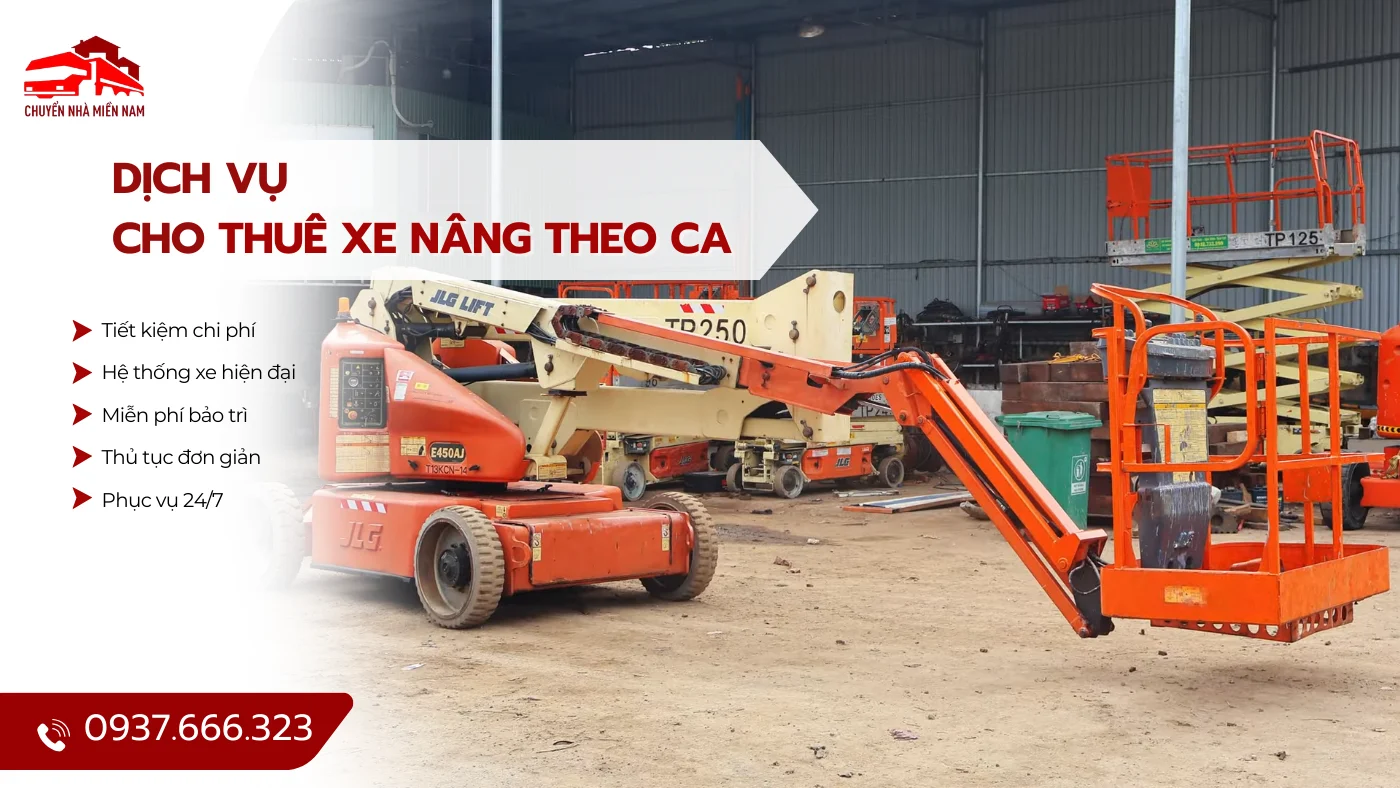 Dịch vụ cho thuê xe nâng theo ca