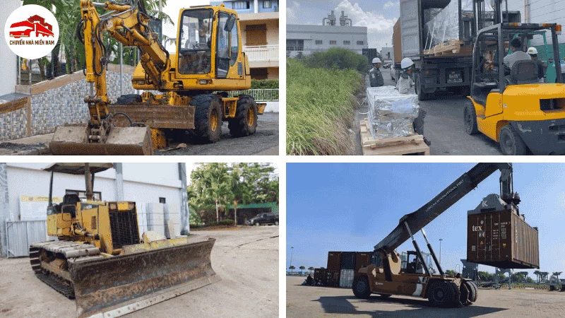 Hệ thống xe chuyên dụng vận chuyển máy móc công trình