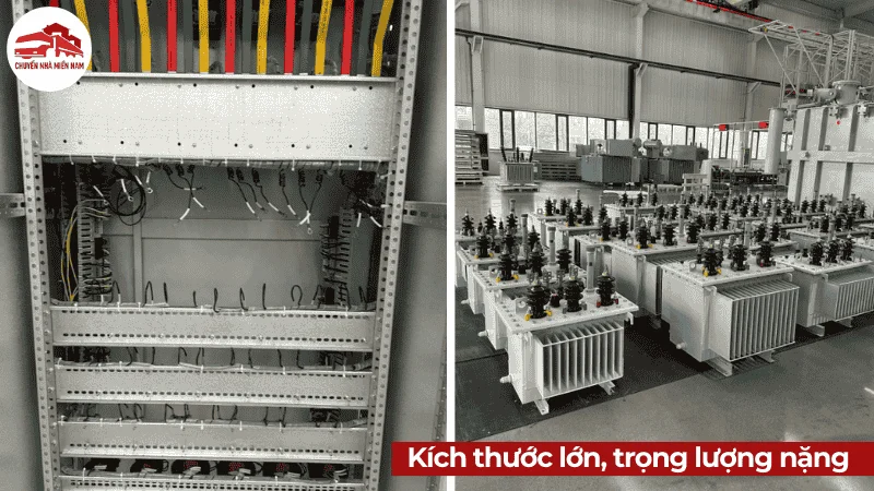 Thách thức khi chuyển máy biến áp, máy phát điện kích thước lớn, trọng lượng nặng