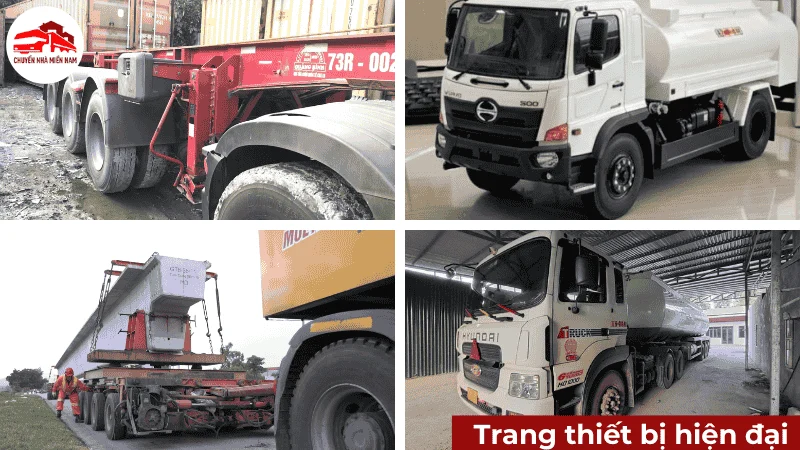 Trang thiết bị chuyển bồn dầu hiện đại