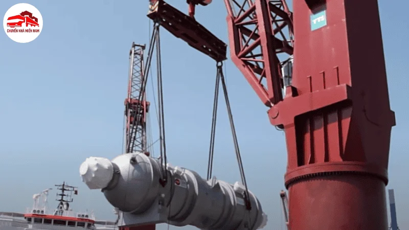 Vận chuyển hàng dự án cán thép cho khách hàng