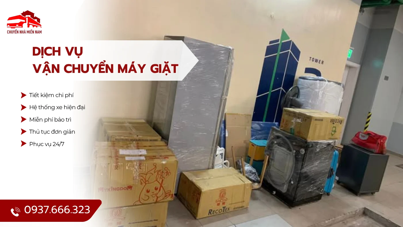 Dịch vụ vận chuyển máy giặt uy tín