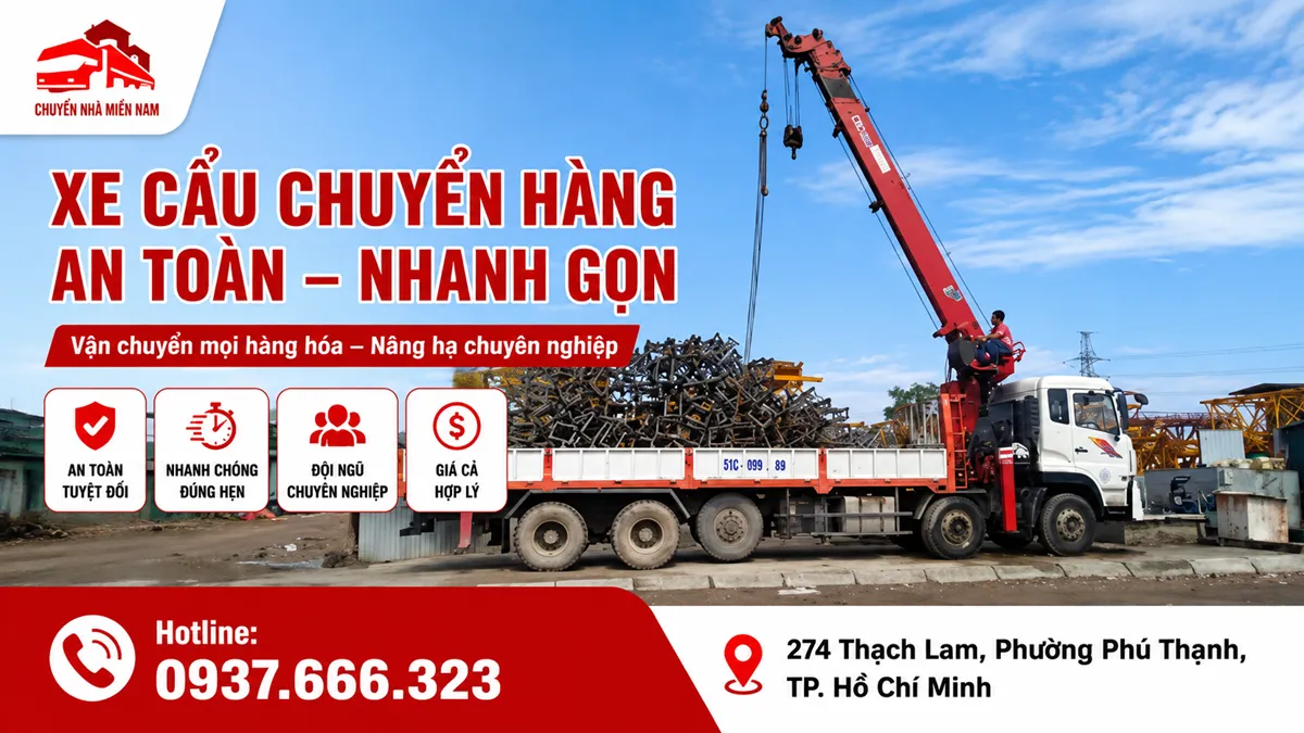 Dịch vụ thuê xe cẩu hàng uy tín